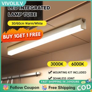 VIVOLILV 【Buy 1 Take 1】T5 Led Tube Light 5W 10W Warm/White Bulb Cabinet Lighting Energy Saving Bulb For Home Office Store