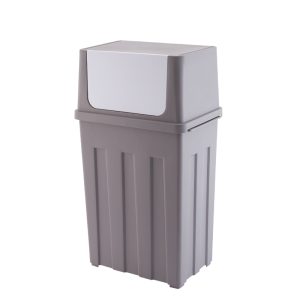 30L Large Flip Top Dustbin / Commercial Garbage Bin with Lid for Home Kitchen Bathroom Office