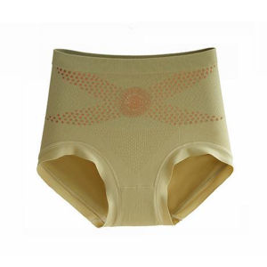 [Anti-Gravity Body Shaping] Gold Bandage Hip-Lifting High-Waist Panties Antibacterial Seamless Abdomen Underwear Womens Briefs