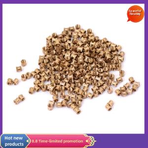 Graceful 200pcs M3x4 copper nut inserts embedded parts copper knurl nut