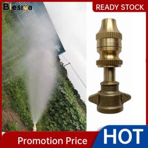 Blesiya Misting Nozzle M14 Adjustable Spray Misting Nozzle 360 Degree Spraying Patio Greenhouse Brass Mist Nozzle