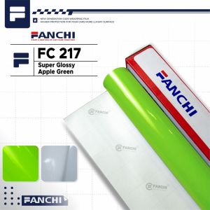 ROLL 50Cm Sticker FANCHI FC217 Super Gloss Apple Green Glossy / ROLL