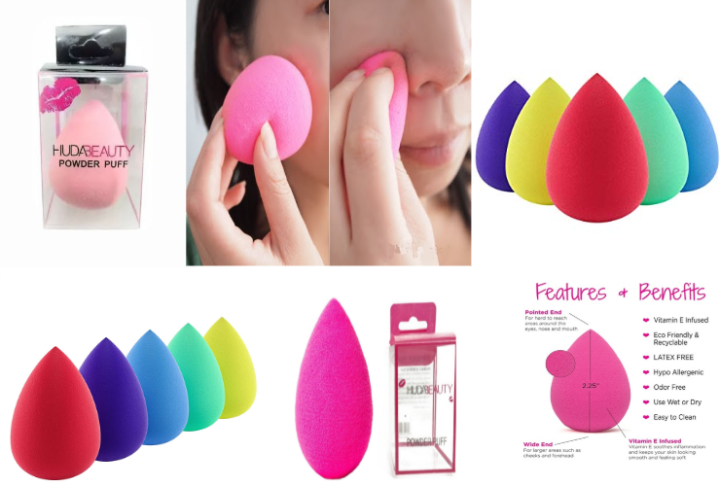 Premium Beauty Sponge Makeup Blender for Powder, Concealer and Foundation Applicator - Makeup Sponges for Cosmetic Blending