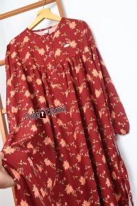 Dress wanita jumbo ld 115 - 130 bahan rayon viscose terbaru 2024 daster busui midi baby doll kekinian