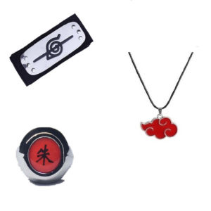 Anime Akatsuki Kakashi Uchiha Sasuke Headband Logo Cosplay Costume Accessories
