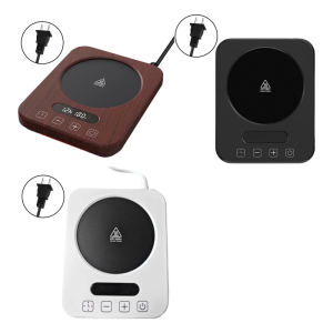 Digital Display Coffee Mug Warmer 80°C Temperature 12H Timer Cup Heating Mat 110V Cup Warmer for Desk 7 Temp Settings