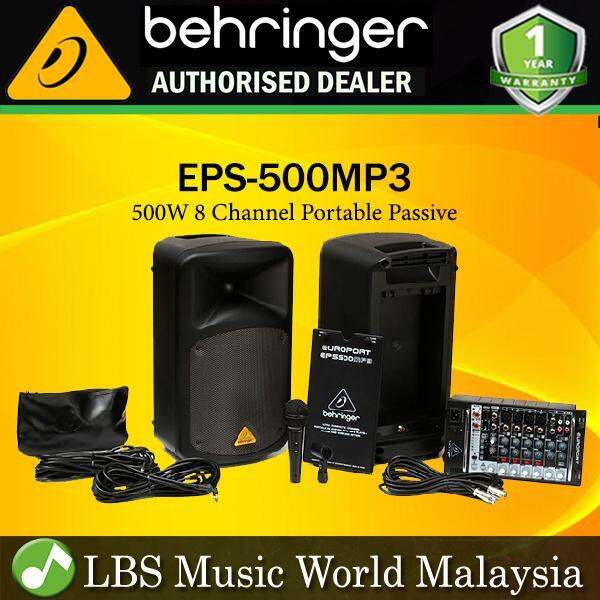 Behringer europort eps500mp3 portable best sale pa system