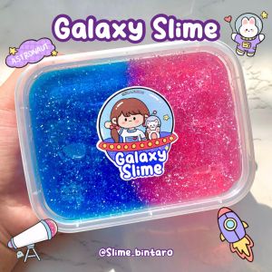 GALAXY SLIME 200ML BY SLIME BINTARO || SLIME TERCANTIK || SLIME LUCU DAN BAGUS || GALAXY SLIME