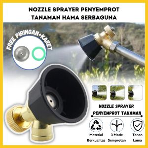 Nozzle Sprayer Kepala Semprotan Selang Air /Alat Semprot Penyiram Disinfektan Hama Tanaman Serbaguna