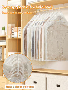 Hanging Storage Compression Bag Wardrobe Down Jacket Coat Dustproof Bag Organization