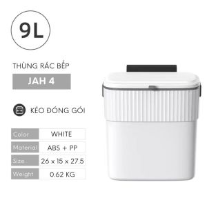 Thùng đựng rác nhà bếp treo cửa FEEKA có nắp sang trọng thùng rác treo tủ bếp mini cỡ lớn nhỏ dễ thương