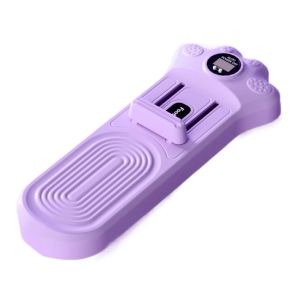 NOBLELYN 1Pcs PP Foot Arch Trainer Stainless Steel Spring Button Battery Foot Stretcher Exerciser Anti Slip Plantar Muscle Exerciser for Dance Training