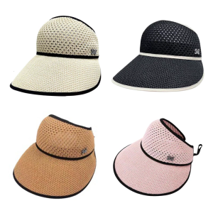 Straw Sun Hat for Women Breathable Open Top Hat with Wide Brims Perfect for Outdoor Activity Camping Hiking Vacation