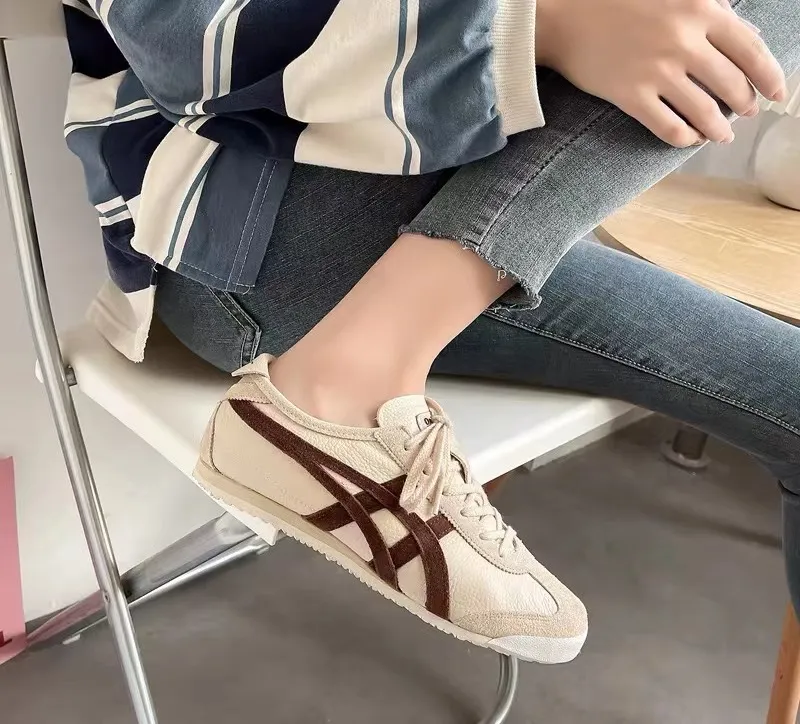 Onitsuka tiger mexico 66 best sale brown leather