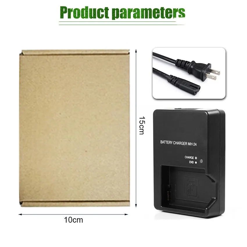 Charger Baterai Kamera Nikon MH-24 MH24 For EN-EL14 D3100 D3200