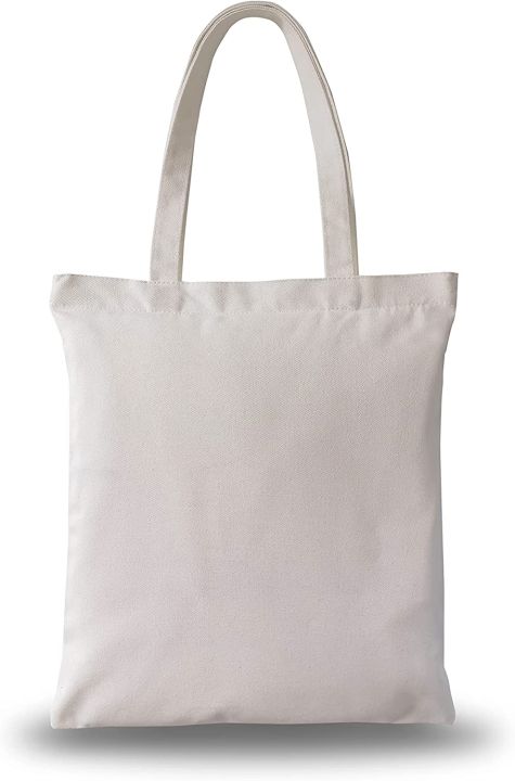 Reusable Canvas Blank Tote Bags For DIY Crafting And Decoration