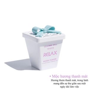 Sáp Thơm Cao Cấp Season Hill Hộp Nơ Pastel – Khử Mùi Trang Trí Tạo Hương Dễ Chịu Cho Không Gian