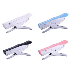 Desktop Stapler For Office and School with Metal Structure and Fashion Design Travel Friendly File Management Stapler