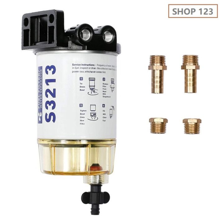 S3213 Marine Fuel Water Separator Filter Assembly for Outboard Motor ...