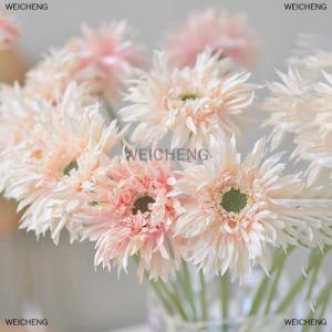 [COD] WEICHENG Decorative Gerbera Artificial Flowers Non-fading Realistic Flower Arrangement Simulation Gerbera Home Decor