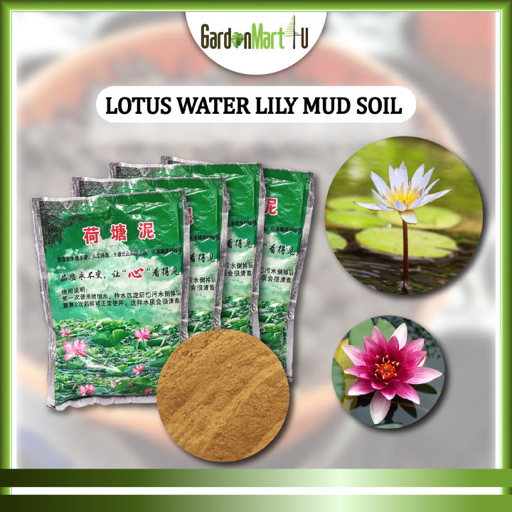 Photo inspiration: 200Gx4Bags Lotus Water Lily Mud Soil Specialist Tanah Liat Tanah Photo Inspiration