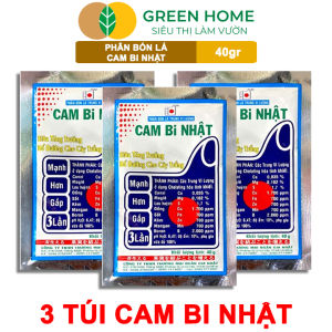 Mua 5 tặng 1 - Phân Bón Lá Trung Vi Lượng Cam Bi Nhật GreenHomeGói 40Gr Siêu Tăng Trưởng Cho Cây Trồng