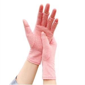 1 Pair Fingerless Sport Outdoor Compression Therapy Glove Protect Hand Supports Component Part