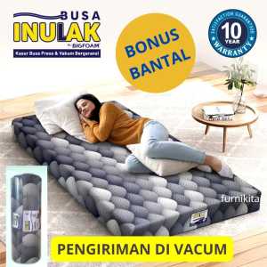 KASUR BUSA VACUM INULAK by BIGFOAM BIGLAND Tebal 15 cm dan 20cm Garansi 10 Tahun KASUR VAKUM KASUR PRESS AND ROLL