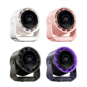Portable Fan Adjustable Cooling Fan Convenient Digital Display Fan USB Office Fan Indoor Fan Suitable for Indoor Use