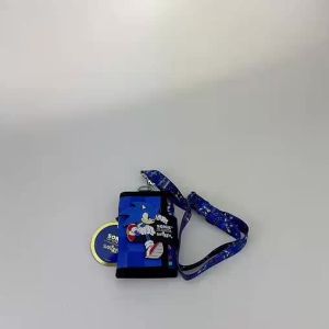 LJAustralia smiggle childrens wallet boys Sonic the Hedgehog clutch wallet leather folder three layers card bag 5 inches