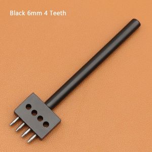 OPEAREY 1Pcs 4/5/6/8mm Dụng cụ đục lỗ da Sách hướng dẫn 2/4/6 Răng Bộ khuôn đột tròn Bền bỉ Thép Dụng cụ đục lỗ