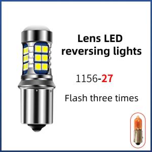 1Pcs Car Reverse Light Bulb Flash Non Flash T15/1156 Back Up Light Bulb 360 Degree All Angle Reversing Light lightin High Brightness