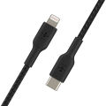 Cáp USB type C - Lightning BOOST↑CHARGE Belkin vỏ dù, chứng chỉ MFi, sạc nhanh 30W, 1m/ 2m - Hàng Chính Hãng Bảo Hành 1 đổi 1 trong 2 Năm. 