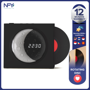 New Creative USB Range Moon Clock Bluetooth Speaker Desktop Bluetooth Audio