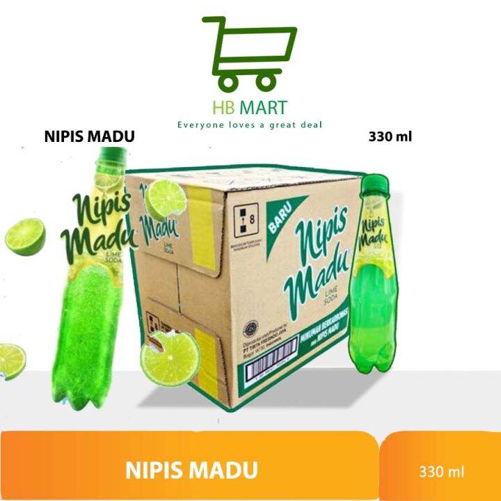 Nipis Madu Lime Soda 330 Ml Isi 12 Botol Lazada Indonesia