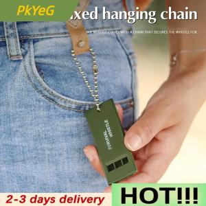 PkYeG Portable Outdoor High Decibel Survival Whistle Multiple Audio Whistle Camping Emergency Hiking Accessories Tools