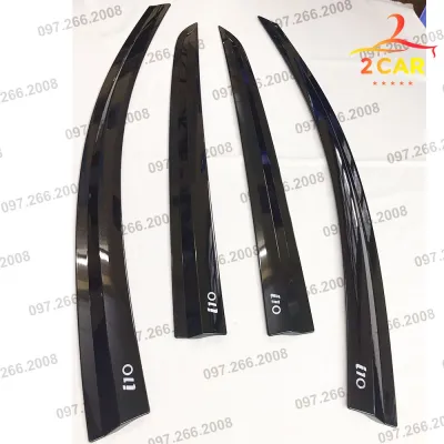 Vè Che Mưa chắn mưa Xe Hyundai i10 đời 2014- 2020 2021 2022 bản Sedan - Hatchback nhựa đen cao cấp