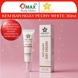 KEM PEONY WHITE NÁM BAN NGÀY - ANTI-AGING DAY CREAM - LÀM TRẮNG - GIẢM THÂM NÁM - TÀN NHANG - ĐỒI MỒI - ĐỀU MÀU DA 30ml