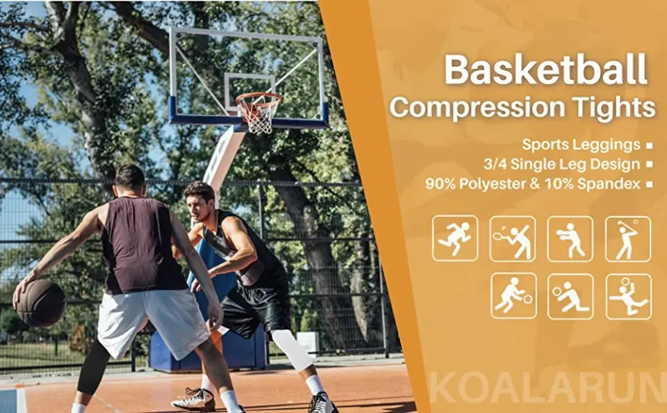  Koalarun One Leg Compression Tights for Basketball