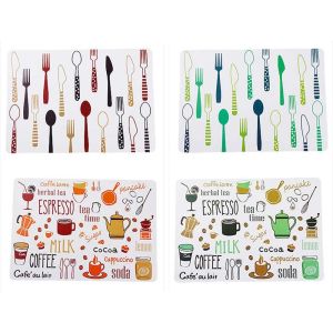 GONOVO Chống nóng 40  28cm Bữa ăn tối Đứa trẻ Phòng bếp Trang trí bàn Tấm lót bàn Placemat Bộ đồ ăn Đĩa đệm