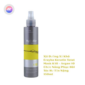 Mặt Nạ Xả Khô Erayba Keratin Total Mask K10 - Argan 10 Chức Năng Phục Hồi Tóc Hư Tổn Nặng 150ml