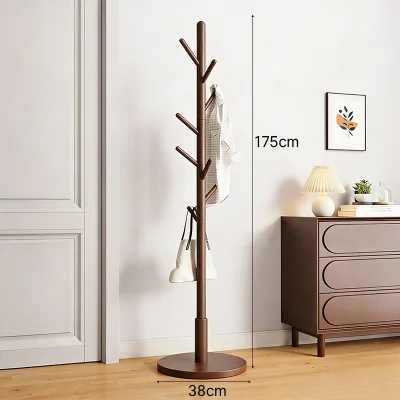 [SG Stock] Japanesque 100% Solid Beech Wood Wooden Clothes Hanger Rack Clothes Hanger Hook Bedroom Coat Stand Rack