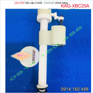 Cột phao cấp nước XBC25A bồn cầu Caesar  chịu áp cao Hàng Chính Hãng sản phẩm cao cấp thay thế cho 99% bán cầu ren vào D21