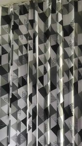 Gorden motif piramid gorden import gorden tebal gorden pengait model plisket
