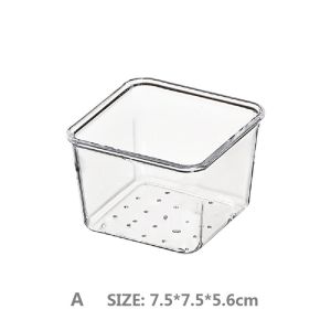 7 Sizes Desk Drawer Organizer boxes transparent Storage Box Case Utensil Makeup Groceries Trays