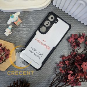 Soft Case Fusion Armor Shockproof Black Back Slim Transparant Beetle Series Kompatibel Vivo V40 5G Vivo V40 Lite 4G Vivo V40 Lite 5G Realme GT 6 Realme 13 4G Realme 13 Plus 5G Realme 13 Pro Plus 5G