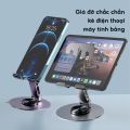 [HCM] Giá Đỡ Điện Thoại Máy Tính Bảng Xoay 360 Hợp Kim Nhôm -Hesede. 