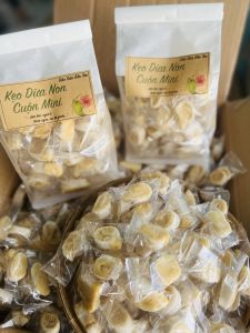 Túi 500G - Kẹo dừa non truyền thống mềm béo thơm ngon - đồ ăn vặt
