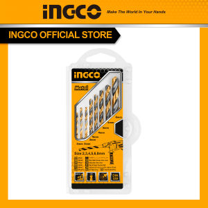 Bộ mũi khoan xoắn kim loại HSS 8 chiếc INGCO AKDB0801 mũi 2mm 2x3mm 2x4mm 5mm 6mm 8mm
