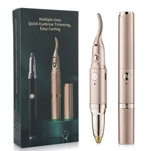 Đồ uốn mi dùng nhiệt Lash làm xoăn bằng điện máy tỉa lông mày Máy cạo lông mày điện tự động 2 trong 1 uốn lông mi hiệu chỉnh nhiệt độ hai bánh